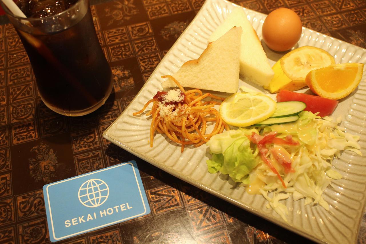 Sekai Hotel Tsuki 오사카 외부 사진